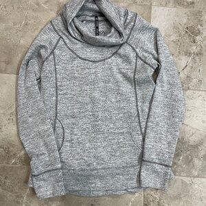 Kuhl Gray Cowl Neck Sweater